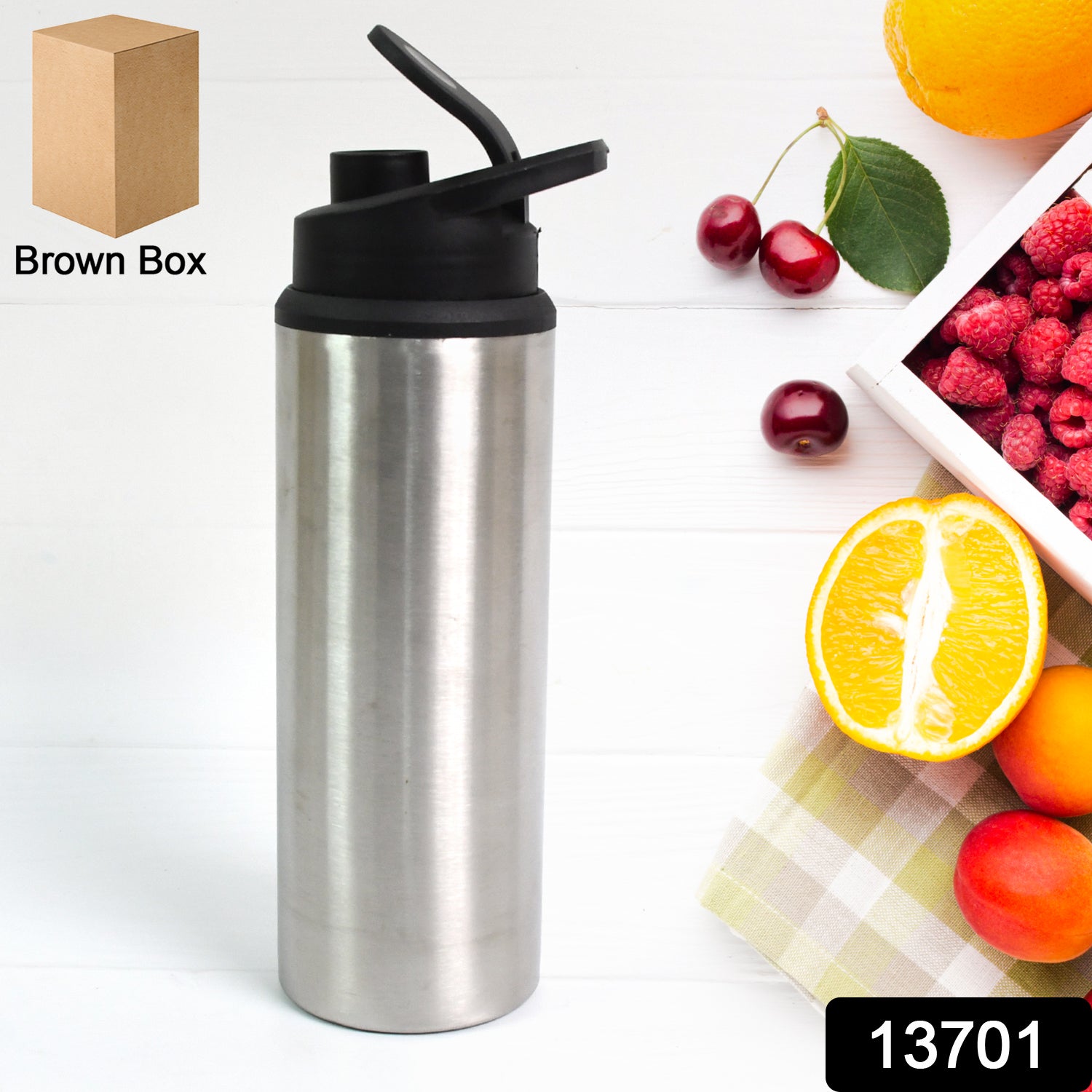 Steel Water Bottle  Sipper Bottle  Fridge Water Bottle Set Of 1 (600 Ml Approx) Steel Water Bottle  Sipper Bottle  Fridge Water Bottle Set Of 1 (600 Ml Approx)
